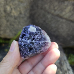 Black Warrior Purple Fluorite | 82gms