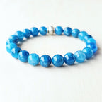 Blue Apatite Bracelet - A Grade | Truth Be Told