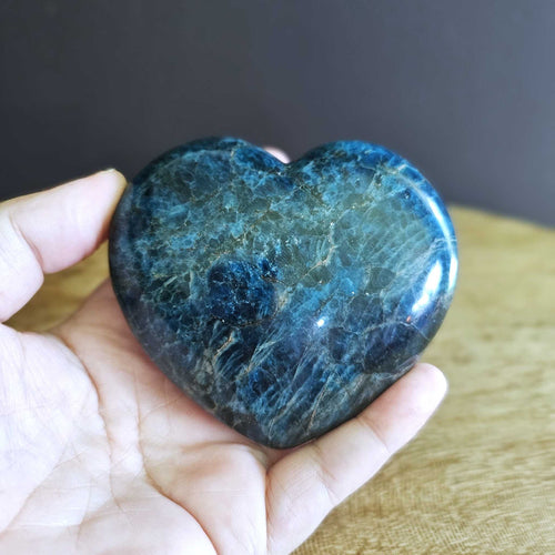 Blue Apatite | Heart 434gms