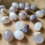 Blue Chalcedony Tumbled Stones