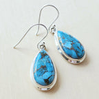 Blue Copper Turquoise Earrings | Eternal Stillness