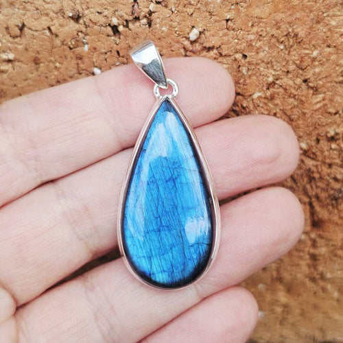 Blue Fire Labradorite Pendant | Inner Mystic