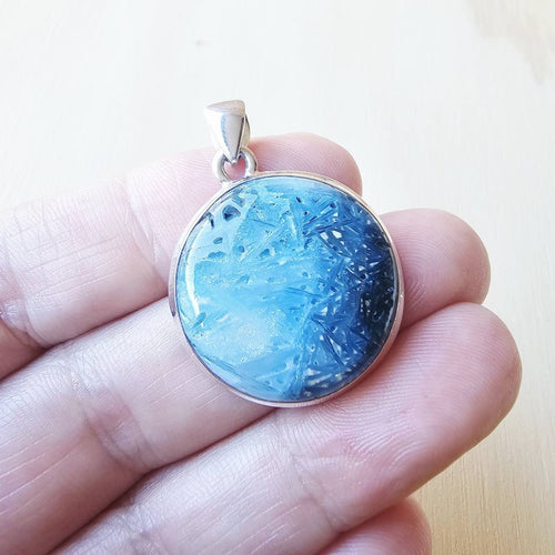 Blue Ice Glacierite Pendant | Serenity Exists