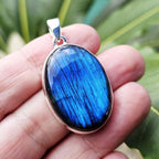 Blue Labradorite Pendant | Aurora Within