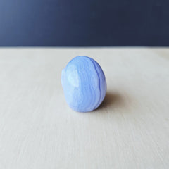 Blue Lace Agate Skull | The Calm Sentinel
