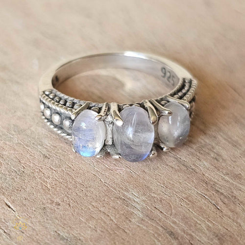 Blue Moonstone Rings | Lunar Magic