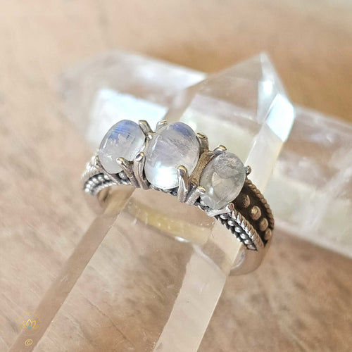 Blue Moonstone Rings | Lunar Magic