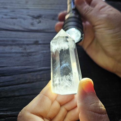 Blue Needle (Dumortierite) Quartz | Generator 58gms