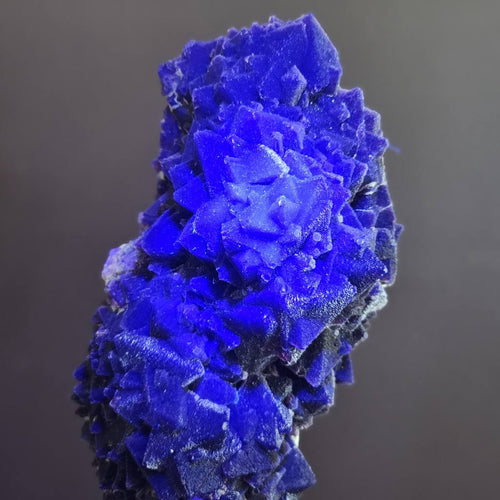 Blue Octahedral Phantom Purple Fluorite | Rainbow Activation 8.57kgs