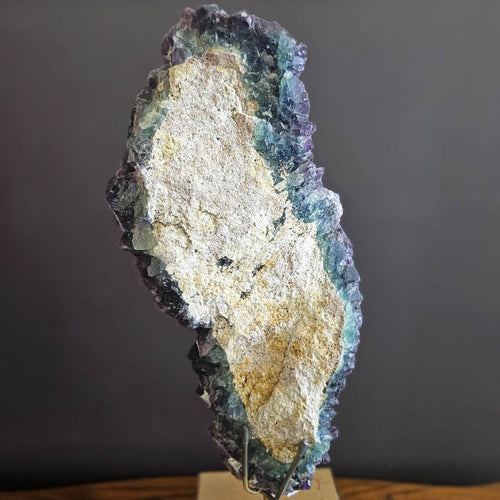 Blue Octahedral Phantom Purple Fluorite | Rainbow Activation 8.57kgs