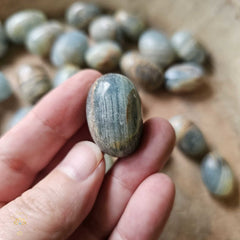 Blue Onyx Tumbled Stones