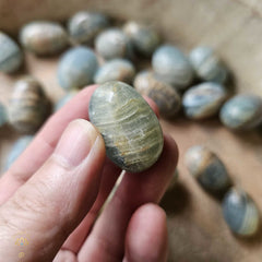 Blue Onyx Tumbled Stones