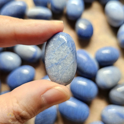 Blue Quartz Tumbled Stones