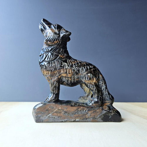 Blue Tiger's Eye (Hawke's Eye) Wolf | The Night Watcher