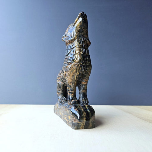 Blue Tiger's Eye (Hawke's Eye) Wolf | The Night Watcher