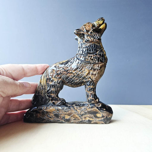 Blue Tiger's Eye (Hawke's Eye) Wolf | The Night Watcher