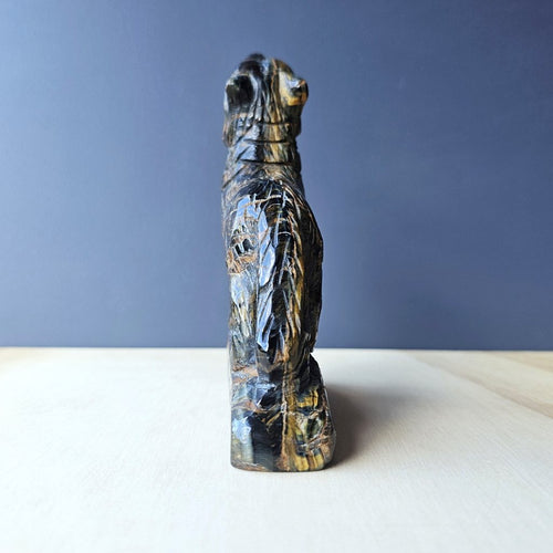 Blue Tiger's Eye (Hawke's Eye) Wolf | The Night Watcher