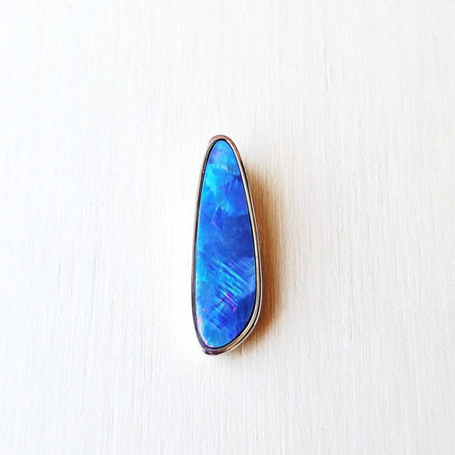 Boulder Opal Doublet Pendant | Celestial Flash