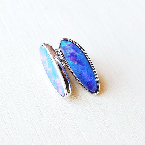 Boulder Opal Doublet Studs | Elemental Flash