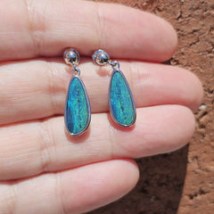 Boulder Opal Doublet Studs | Solarstream Opal