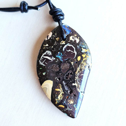 Boulder Opal Pendant | Tribal Energy