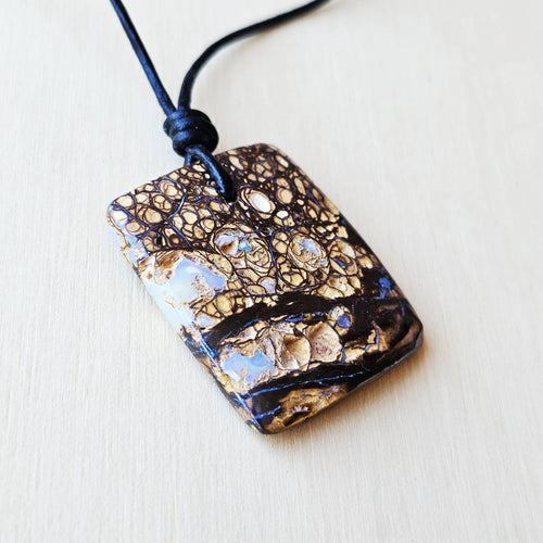 Boulder Opal Pendant | Tribal Flow Opal