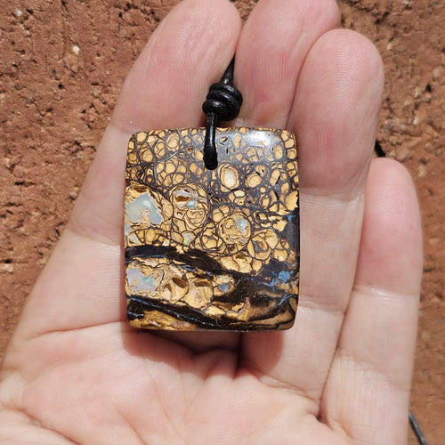 Boulder Opal Pendant | Tribal Flow Opal