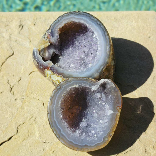 Brazilian Agate & Quartz Geode | The Celestial Keep