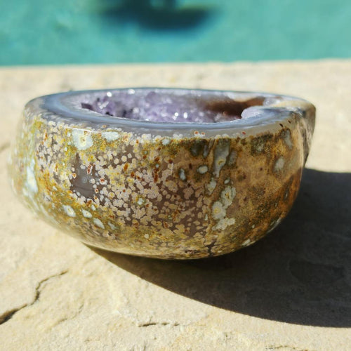 Brazilian Agate & Quartz Geode | The Celestial Keep