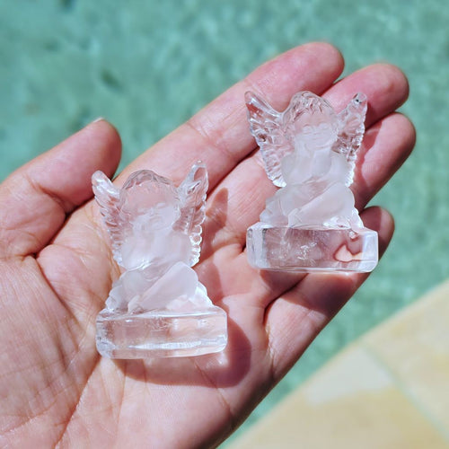 Brazilian Clear Quartz Cherub Angels | Little Dreamer