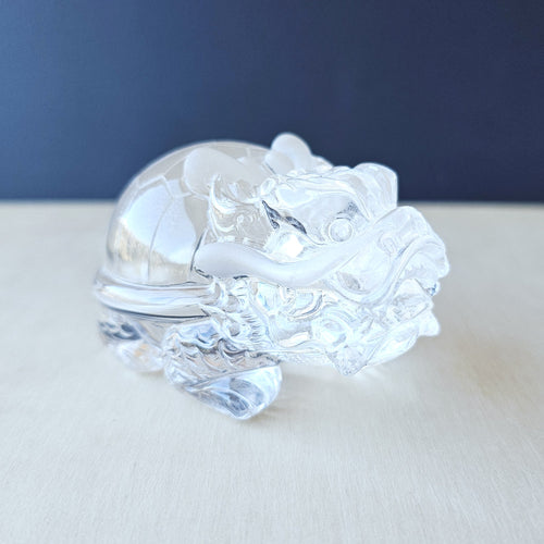 Brazilian Clear Quartz Dragon Turtle | The Quartz Guardian