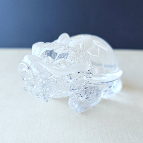 Brazilian Clear Quartz Dragon Turtle | The Quartz Guardian