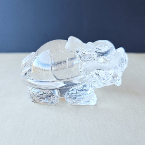 Brazilian Clear Quartz Dragon Turtle | The Quartz Guardian