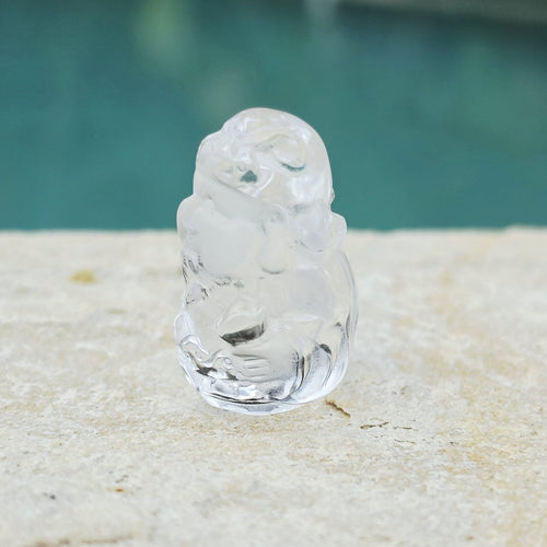 Brazilian Clear Quartz God Of Wealth |  Money Gods