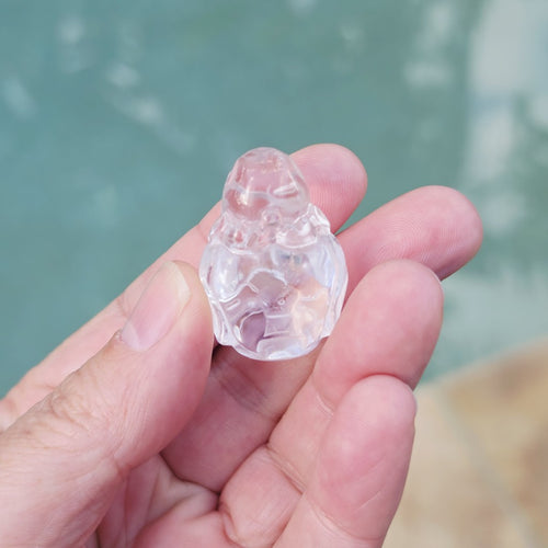 Brazilian Clear Quartz God Of Wealth |  Money Gods