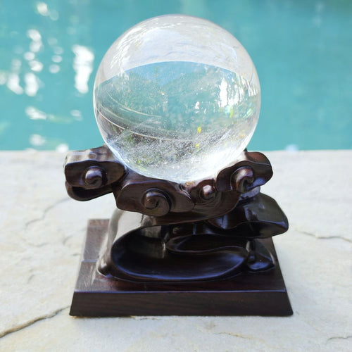 Brazilian Clear Quartz Sphere | Light Activator 668gms