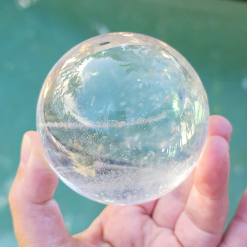 Brazilian Clear Quartz Sphere | Light Activator 668gms