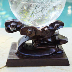 Brazilian Inclusion Quartz Sphere | Suspended Garden 1.1kgs