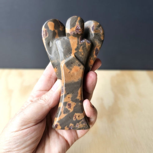 Brazilian Jasper Angel | Wings Of Support