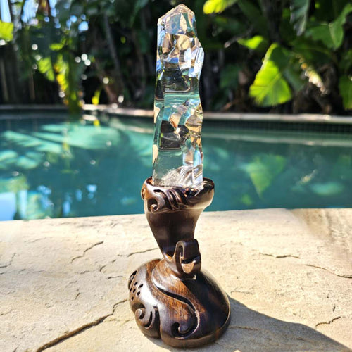 Brazilian Light Smoky Quartz Flame | Natural Phantom