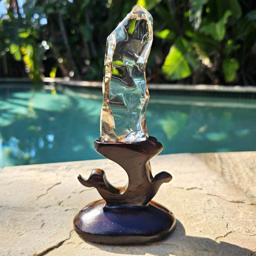 Brazilian Light Smoky Quartz Flame | Natural Phantom