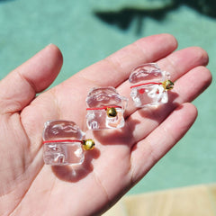 Brazilian Natural Quartz - A Grade Lucky Cat Carvings | Bells Of Fortune