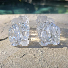 Brazilian Quartz Pixiu Pair | Imperial Pixiu Guardians Of Light