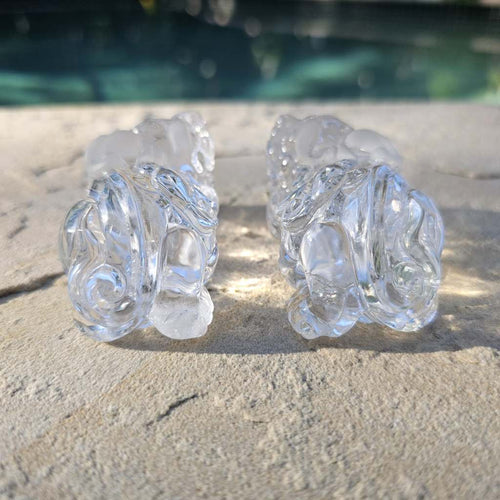 Brazilian Quartz Pixiu Pair | Imperial Pixiu Guardians Of Light