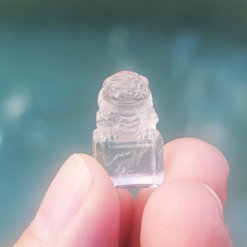 Brazilian Quartz Pixiu Pair | Powerful Pocket Pixius