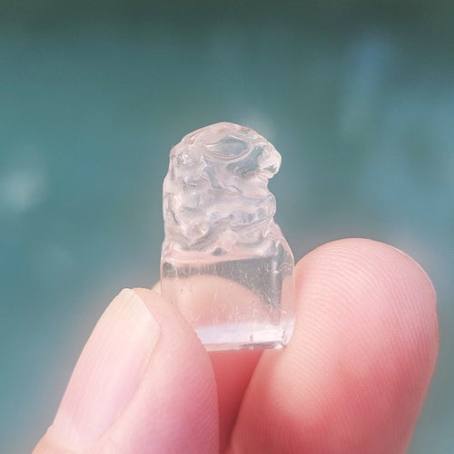 Brazilian Quartz Pixiu Pair | Powerful Pocket Pixius