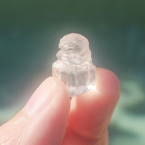 Brazilian Quartz Pixiu Pair | Powerful Pocket Pixius