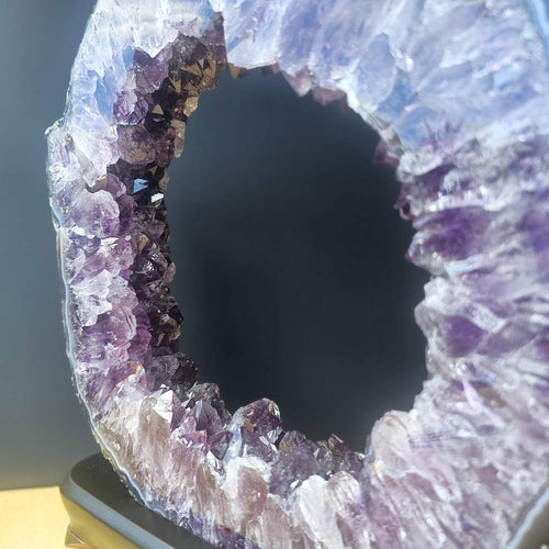 Brazillian Amethyst Portal On Stand | Portal Of Alignment