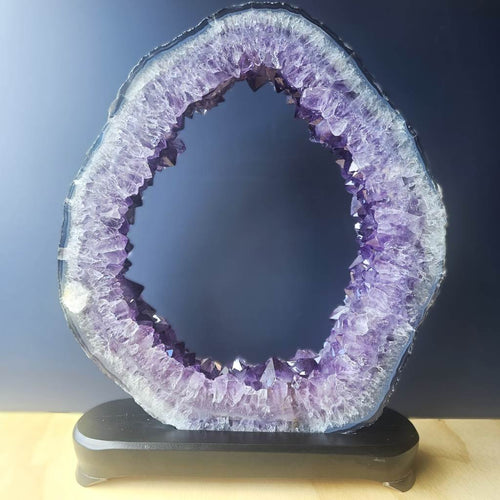 Brazillian Amethyst Portal On Stand | Portal Of Tranquility
