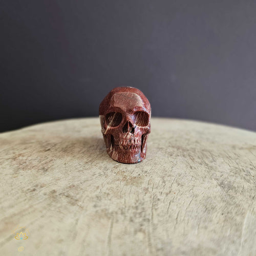 Brecciated Red Jasper Skull | Creative Friend